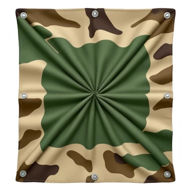 camouflage bandana sticker