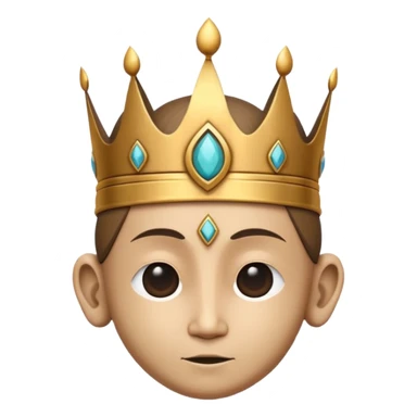 monk crown object icon, simple spiritual headpiece, wooden or bronze texture, minimal sacred design, subtle mystical aura, 3D cartoon style, mobile game icon style, centered, clean background, no text, no watermark
 sticker