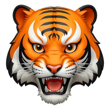 Harrisburg High School Tiger Logo sticker