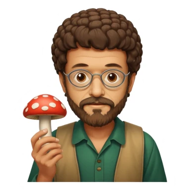 terence mckenna mushroom sticker