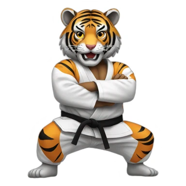 Tiger Jiu-Jitsu  sticker