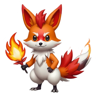 Braixen-Combusken-Zangoose-fusion sticker