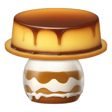 flan patissier sticker