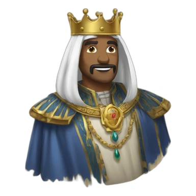 King Hassan 2 of Morocco sticker
