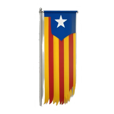 Bandera estelada cataluña sticker