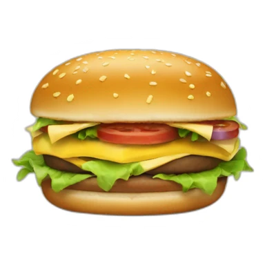 Chat qui mange un hamburger sticker