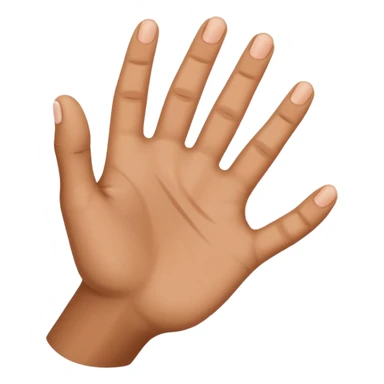 Hand reaching sticker