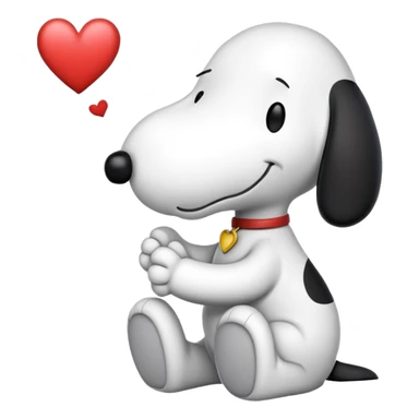 Snoopy enamorado sticker