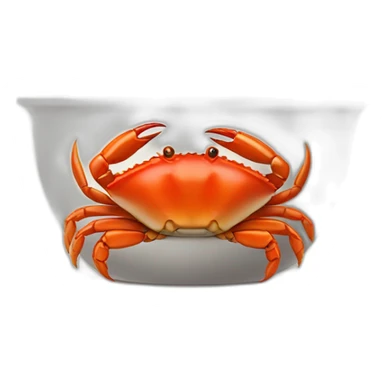 Huge bowl of steamed crab  sticker