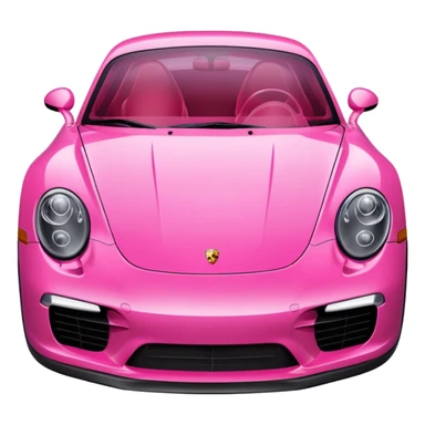 Porsche rosa sticker