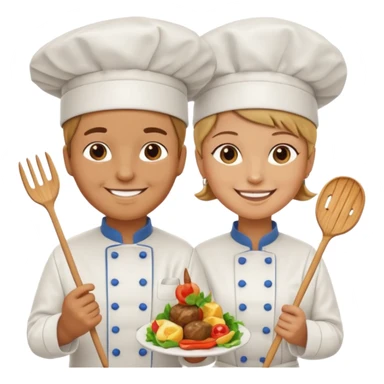 Grilling a person on a stick sticker