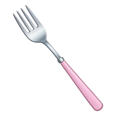 babypink fork sticker