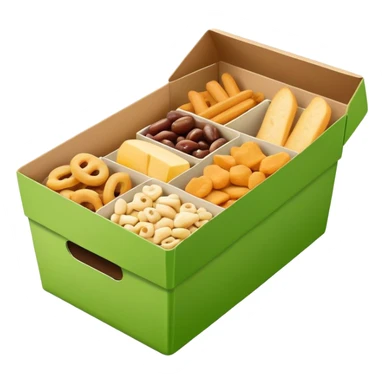 green snack box sticker