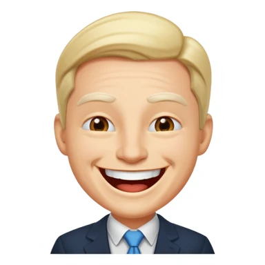 boss laughing sticker