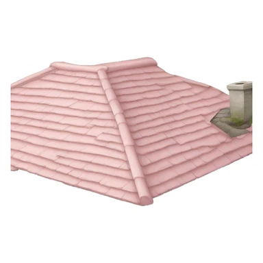 light pink roof sticker