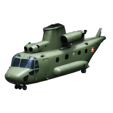 Chinook helicopter sticker