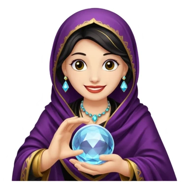 fortune teller sticker