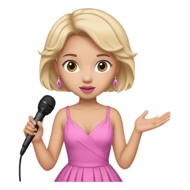 ice spice with microphone sticker