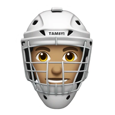Hockey goalie sticker