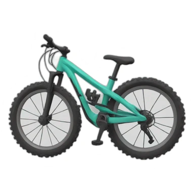 Mountain bike crashed sticker