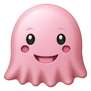 kawaii SPAM MEAT ghost EMOJI sticker