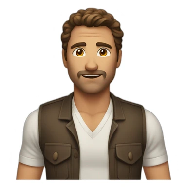 A man who beat a beau sticker