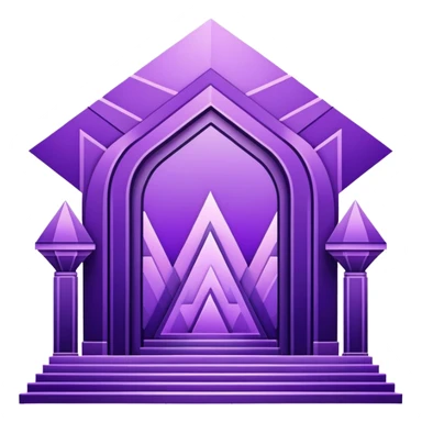 Purple Aesthetic Scenery Deco sticker