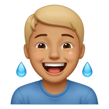 Laugh/cry sticker
