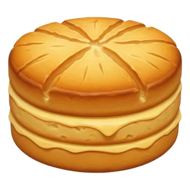 Biscuit simple sans visage sticker