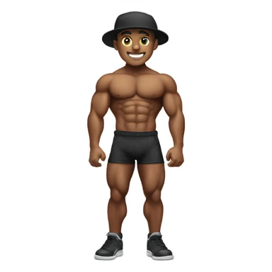Body builder, frat boy with a backwards hat  sticker