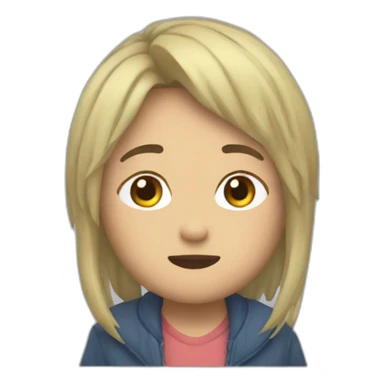 Ohma tokita durmiendo sticker