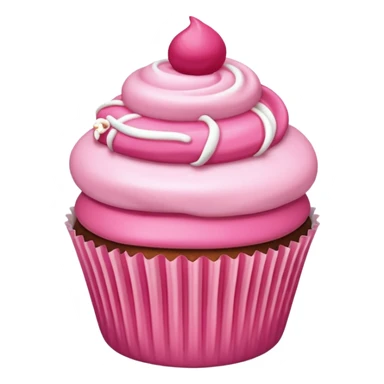 لمبرقيني Cupcake with pink icing sticker