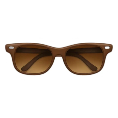 Homme lunette noeud papillon brun yeux marron sticker