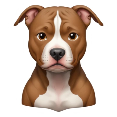 pitbull with tattoo sticker