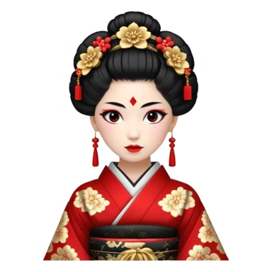 Geisha sticker
