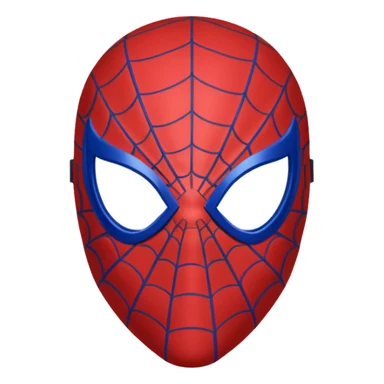 Spider man mask sticker