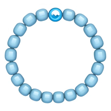 Light blue beaded bracelet pinterest sticker