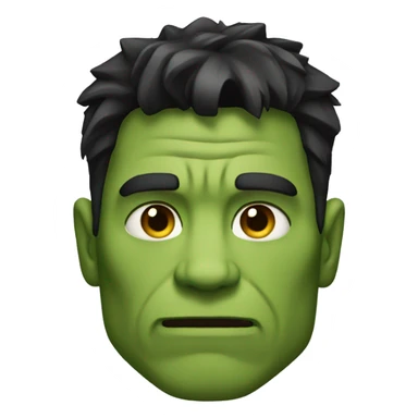 hulky man with cat features sticker