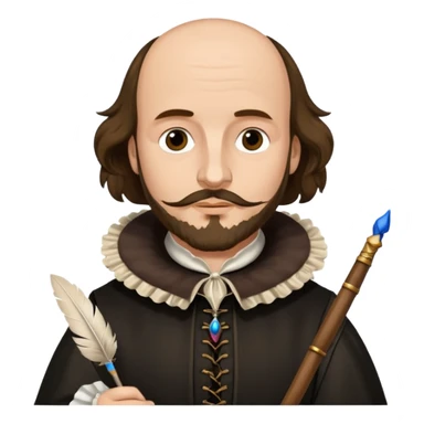 shakespeare sticker