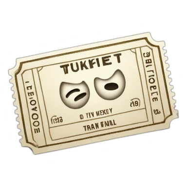 movie ticket sticker