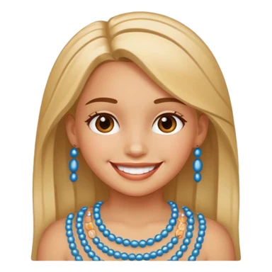 Bead Pattern Girl sticker