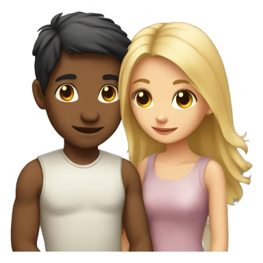 girl and boy in love sticker