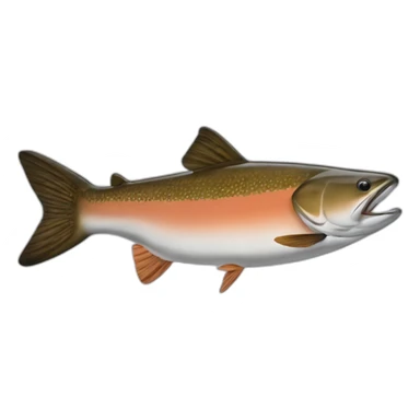 smaller-brown-chinook-salmon sticker