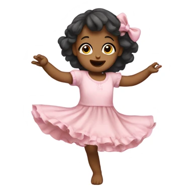 Baby girl dancing keeping parents awake sticker