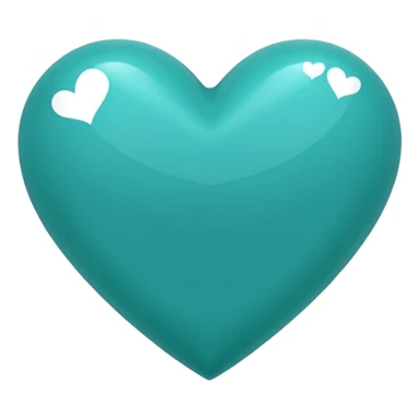 Teal heart saying 'da best'  sticker