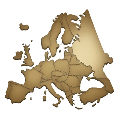 europe map sticker