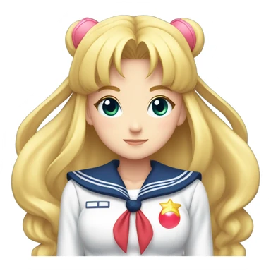 sailor moon girl sleeping sticker