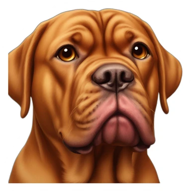 Dogue de bordeaux sticker