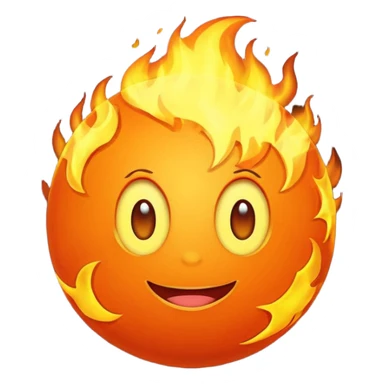 fire ball sticker