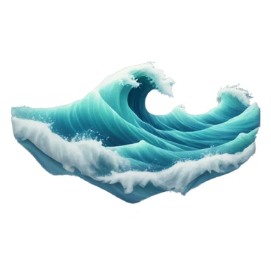 Ocean waves  sticker